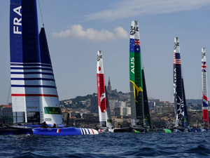 Top départ de la grande finale SailGP à Marseille aujourd'hui