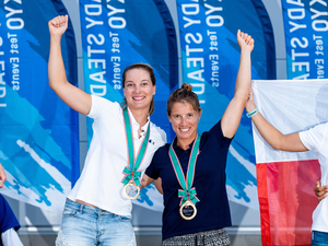 Les équipages Camille Lecointre & Aloise Retornaz et Kevin Peponnet & Jéremie Mion en route vers Tokyo 2020