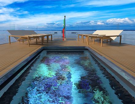Les invités pourront profiter d'une piscine sur le pont principal. Génial non ? Nautisme Article