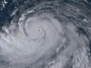  Le supertyphon Hagibis se trouve sur l'Océan Pacifique !