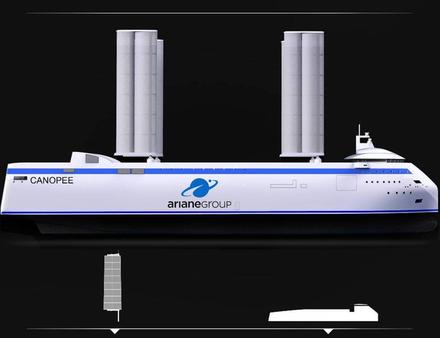 À terme, ce gigantesque bateau sera utilisé aux transports des éléments de la fusée Ariane 6, de l'Europe vers la Guyane. Nautisme Article