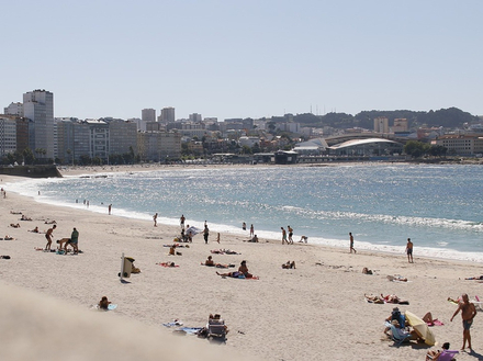 La plage de La Corogne. La plage de La Corogne.