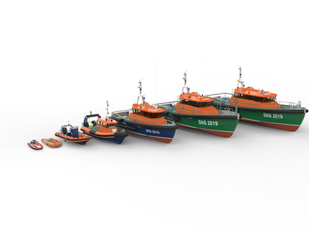 La nouvelle gamme SNSM comprendra aussi bien des unités pour le sauvetage côtier que pour des interventions hauturières. Nautisme Article