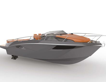 Le nouveau E30 présente des lignes plus douces et de nouveaux détails. Le design est signé Christian Grande. Nautisme Article