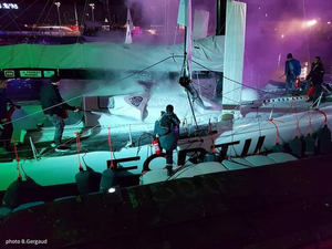 Incendie sur l'IMOCA Fortil : Clément Giraud et Rémi Beauvais renoncent à la Transat Jacques Vabre 