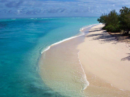Plage du pont de Mouli sur l'île d'Ouvéa