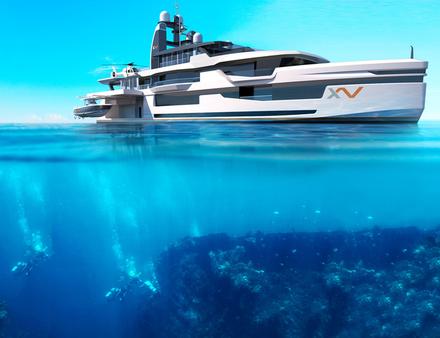 Ses impressionnantes ouvertures donnent sur la mer depuis les suites d'invités du pont principal ainsi que le salon du pont supérieur. Nautisme Article