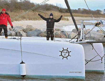 Pour parcourir les 3 200 milles entre les Etats-Unis et Lisbonne au Portugal, Greta Thunberg a donc embarqué à bord de la Vagabonde, un Outremer 45, skippé par un couple d'australien, YouTubeurs et Instagrammeurs. Nautisme Article