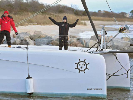 Pour parcourir les 3 200 milles entre les Etats-Unis et Lisbonne au Portugal, Greta Thunberg a donc embarqué à bord de la Vagabonde, un Outremer 45, skippé par un couple d'australien, YouTubeurs et Instagrammeurs. Nautisme Article