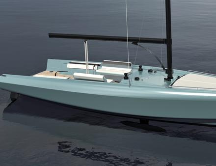 Le cockpit de l'Eryd 32 est ouvert à l'arrière et son pont est très dégagé. Nautisme Article