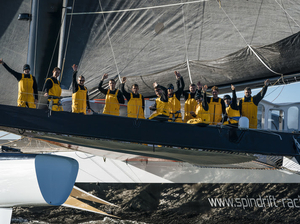 Trophée Jules Verne : Spindrift est parti de la Trinité-sur-Mer