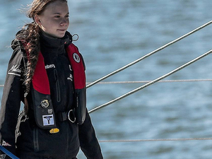 Greta Thunberg est arrivée au Portugal