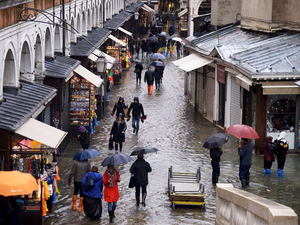 Chute du tourisme à Venise par crainte des inondations