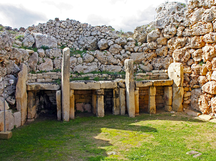 Les deux temples mégalithiques de Ggantija situés près de la ville de Xaghra