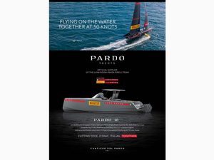 America's Cup : Pardo Yachts, nouveau partenaire du team Luna Rossa