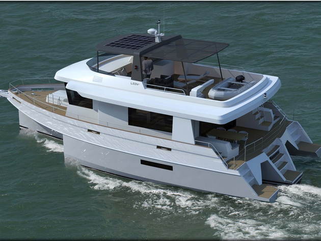 En configuration 6 cabines, le LEEN 56 pourra accueillir 10 passagers. Nautisme Article