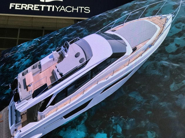 Le Ferretti 1000 sortira probablement l'année prochaine et deviendra le navire amiral de la gamme... Nautisme Article