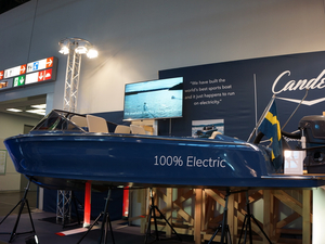 Première européenne pour le Candela Seven, 100% électrique
