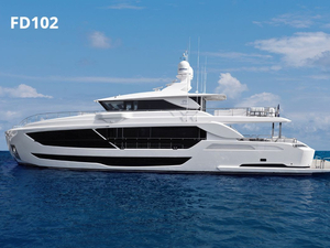 FD 102, le premier superyacht de la série FD d'Horizon