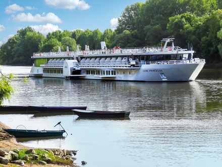 Avec la croisière "La Loire, un fleuve royal", naviguez entre Nantes, Saint-Nazaire, Ancenis et Bouchemaine sur le MS Loire Princesse
