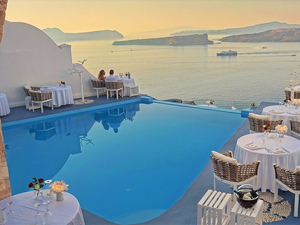 Un dîner les pieds dans l'eau pour célébrer la Saint-Valentin !
