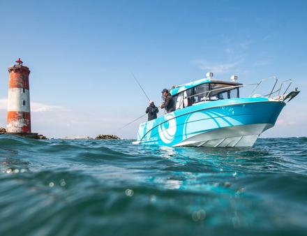 "La compétition de pêche ne se déroulera plus exclusivement sur des Barracuda mais sera ouverte aux Antares 7 et 8 et aux Flyer 7 et 8 SPACEdeck," Nautisme Article