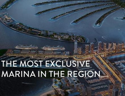 La nouvelle marina s'installe sur un nouveau site : le Dubaï Harbour. Située à l'intersection de Bluewaters de Palm Jumeirah, elle propose 1 100 places. Nautisme Article