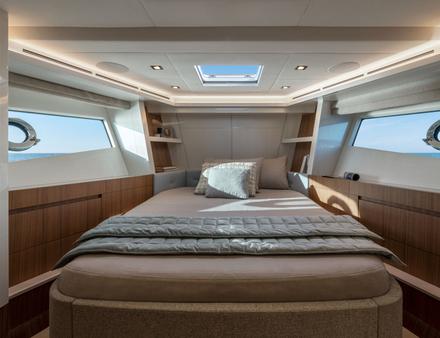 La cabine dite VIP est installée à la proue du navire. Nautisme Article