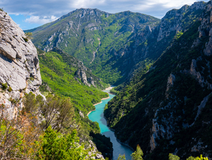 Vue sur les Gorges du Verdon