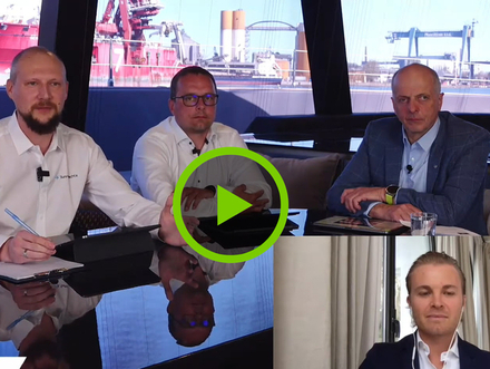 Une conférence en ligne a été organisée en avril avec l'équipe Sunreef Yachts et l'ex-pilote de F1 Nico Rosberg (en bas à droite). Une conférence en ligne a été organisée en avril avec l'équipe Sunreef Yachts et l'ex-pilote de F1 Nico Rosberg (en bas à droite).