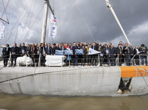 A bord de la goélette Tara, les députés, la plateforme Ocean Climat... un appui fort pour les négociations sur la Haute Mer. Nautisme Article