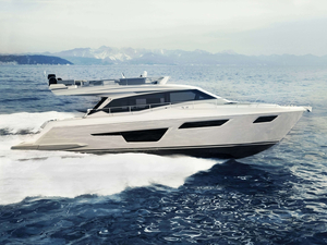 Ferretti présente son nouveau modèle : le Ferretti Yachts 500
