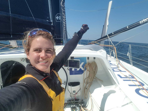 Clarisse Crémer et Armel Le Cléac'h, retour en mer