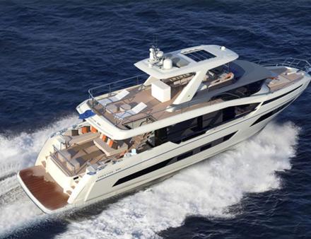 La future Prestige X70, lancement en septembre 2020. Nautisme Article
