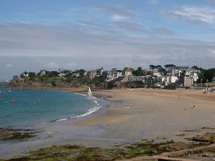 Dinard, plage Saint-Enogat Dinard, plage Saint-Enogat