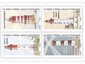 12 phares de France à découvrir sur le nouveau carnet de timbres de La Poste !