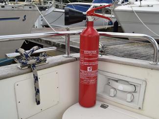 Extincteurs à bord : nos conseils