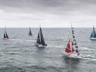 Vendée-Arctique-Les Sables : tête de la flotte...
