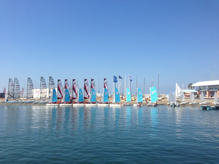 L'organisation des stages de voile a été adaptée en permanence en fonction du protocole sanitaire et de son évolution.