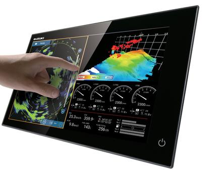 Sur cet écran multifonction, on récupère en NMEA2000 toutes les informations des appareils connectés sur le bus NMEA2000 Nautisme Article