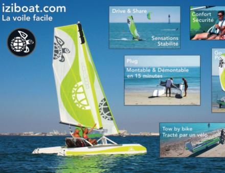 La création d'IZIBoat a nécessité 11 ans de recherches, 20 000 heures de travail, et le développement de 11 technologies innovantes. Nautisme Article