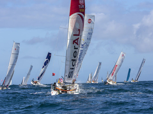 Les Sables - Les Açores en baie de Morlaix : du près et encore du près