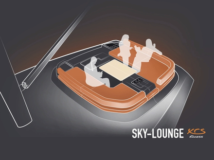 Le sky-lounge devrait être disponible en option sur le prochain modèle Le sky-lounge devrait être disponible en option sur le prochain modèle