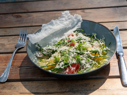 Ceviche de bar aux agrumes.