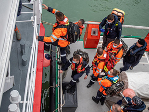 Sables d'Olonne : exercice de grande ampleur avec les Sauveteurs en Mer