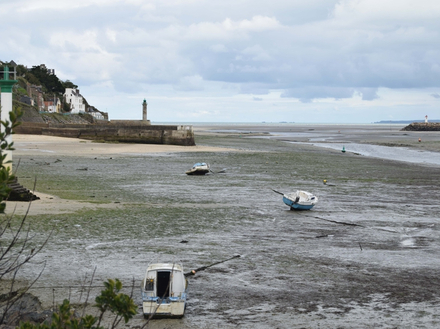 Baie de Saint-Brieuc à marée basse Baie de Saint-Brieuc à marée basse