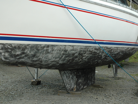 Bateau en séchage Bateau en séchage
