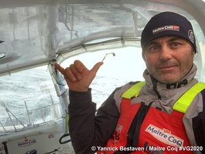 Message de Yannick Bestaven (Maître CoQ IV) reçu ce matin dimanche 15 novembre