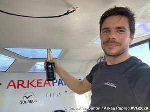 Sébastien Simon à la vacation de 5h : « Je n'ai pas vu le temps passer ! »