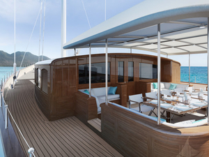  Turquoise Yachts présente le Rainbow II, son nouveau voilier de 51 mètres en cours de construction ! 